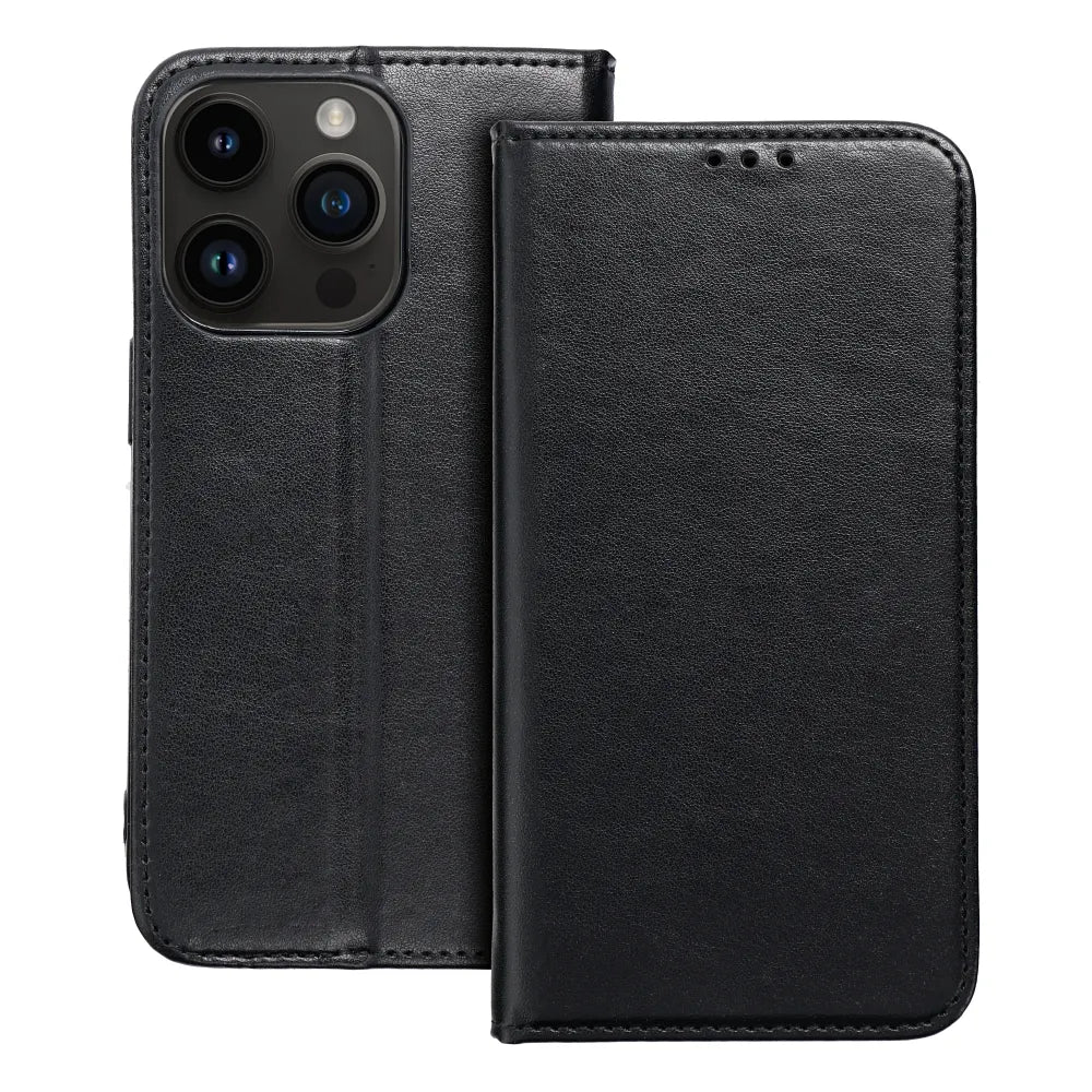 TechWave Smart Leather case for Apple iPhone 16 Pro Max black