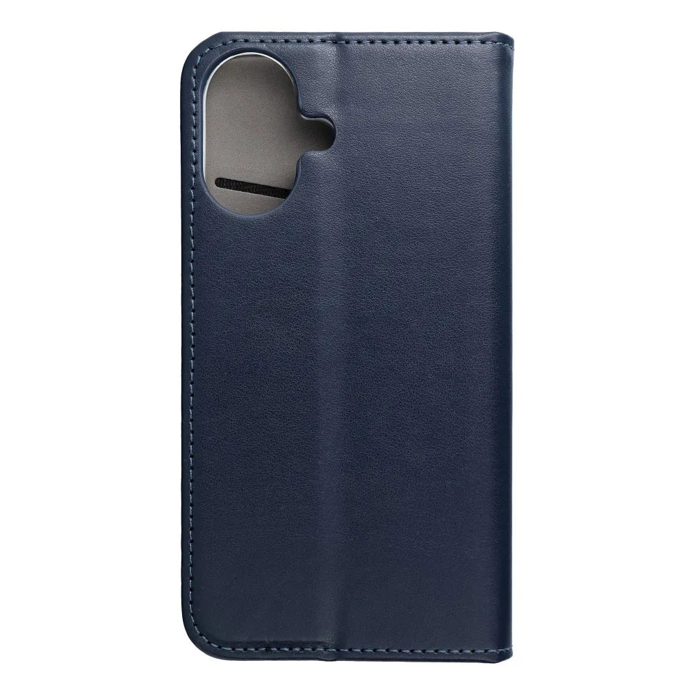 TechWave Smart Leather case for Apple iPhone 16 navy blue