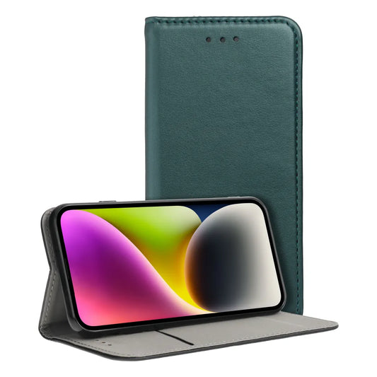 TechWave Smart Leather case for Realme 14X 5G forest green