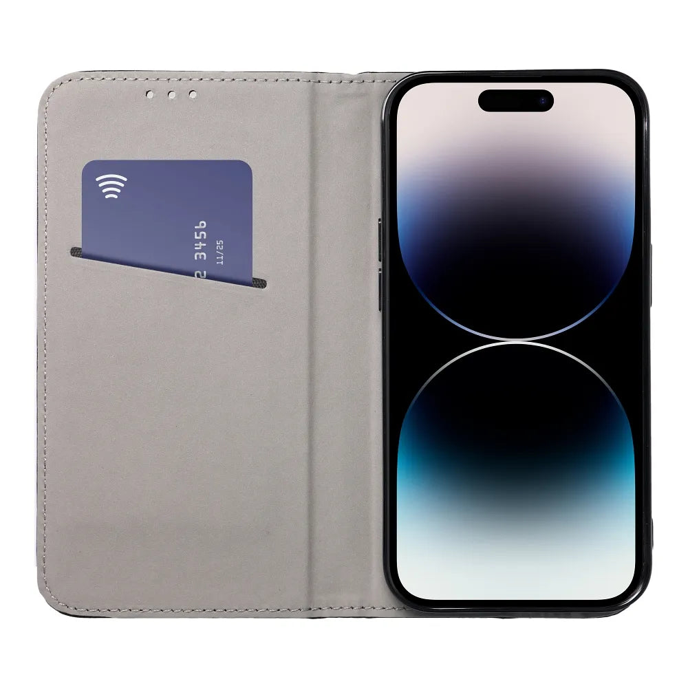 TechWave Smart Leather case for Realme C21 burgundy