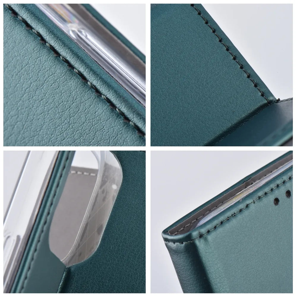 TechWave Smart Leather case for Samsung Galaxy A17 forest green