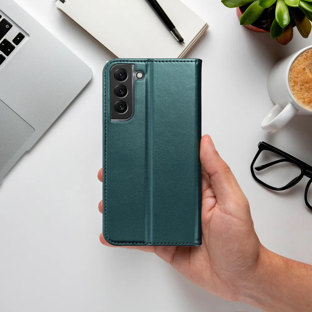 TechWave Smart Leather case for Samsung Galaxy A17 forest green