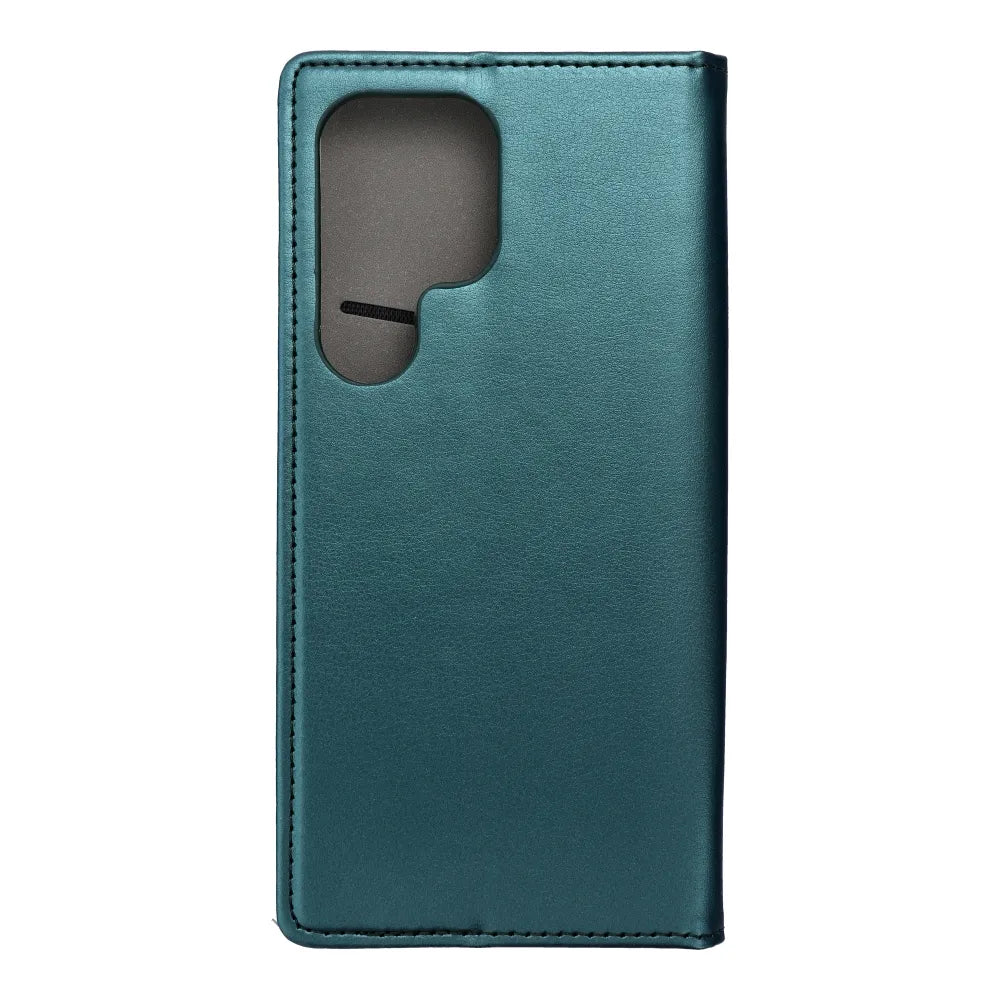 TechWave Smart Leather case for Samsung Galaxy S25 Ultra forest green