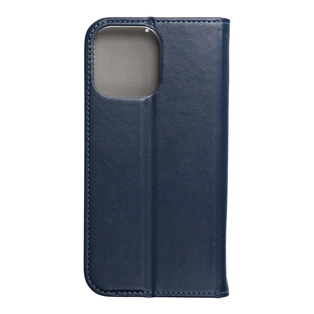 TechWave Smart Leather case for iPhone 14 Pro Max navy blue