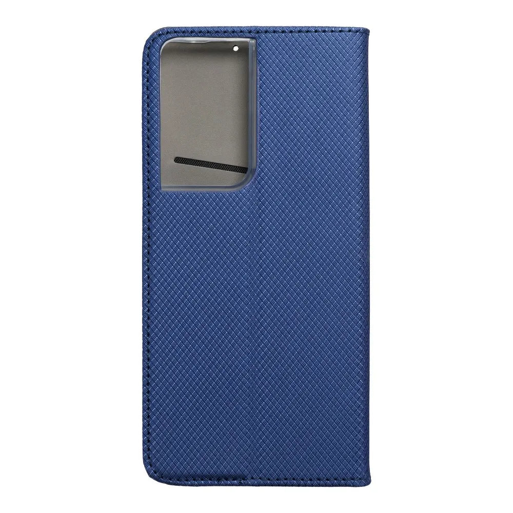TechWave Smart Magnet Book case for Samsung Galaxy S21 Ultra navy blue