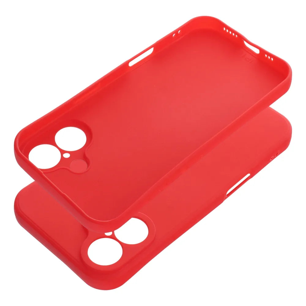 TechWave Soft Silicone case for Apple iPhone 16 red