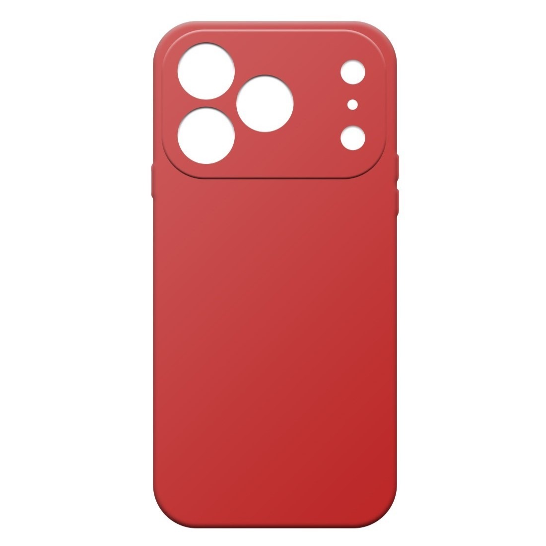 TechWave Soft Silicone case for Apple iPhone 17 Pro Max red