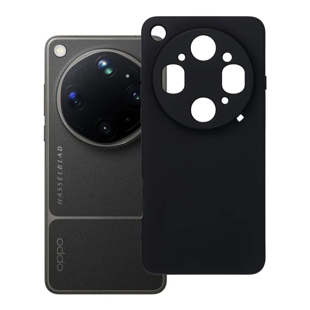 TechWave Soft Silicone case for Oppo Find X9 Ultra black