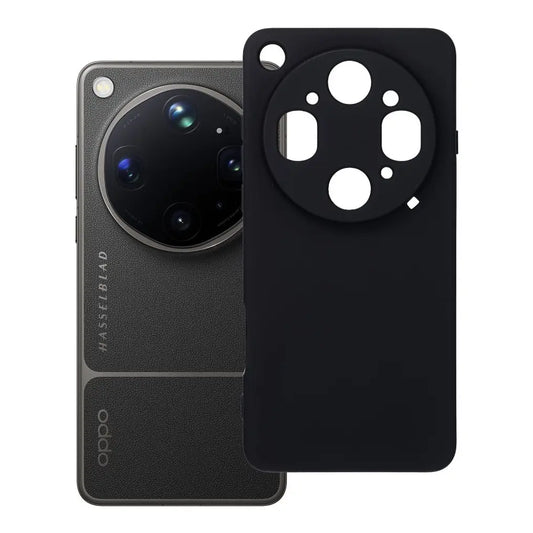 TechWave Soft Silicone case for Oppo Find X9 Ultra black