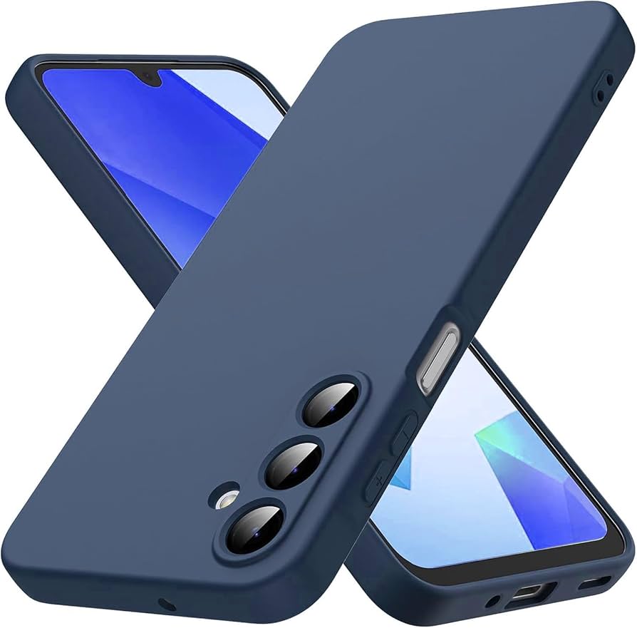 TechWave Matt case for Samsung Galaxy S25 FE navy blue