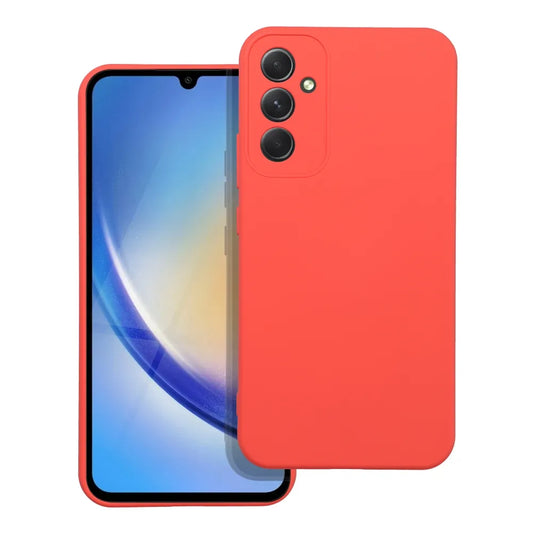 TechWave Soft Silicone case for Samsung Galaxy A34 5G peach