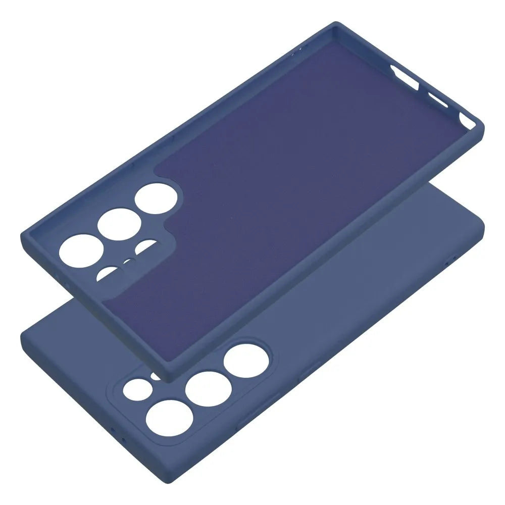 TechWave Soft Silicone case for Samsung Galaxy S24 Ultra navy blue