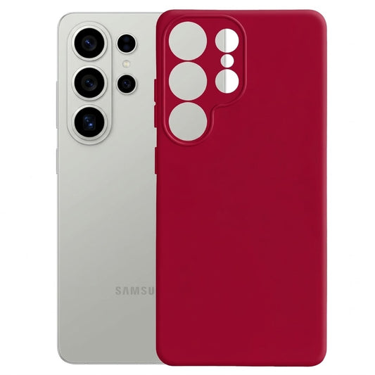 TechWave Soft Silicone case for Samsung Galaxy S26 Ultra red