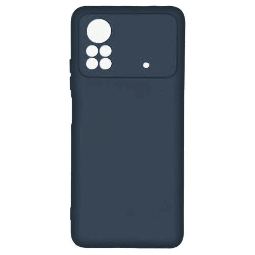 TechWave Soft Silicone case for Xiaomi Poco X4 Pro 5G navy blue