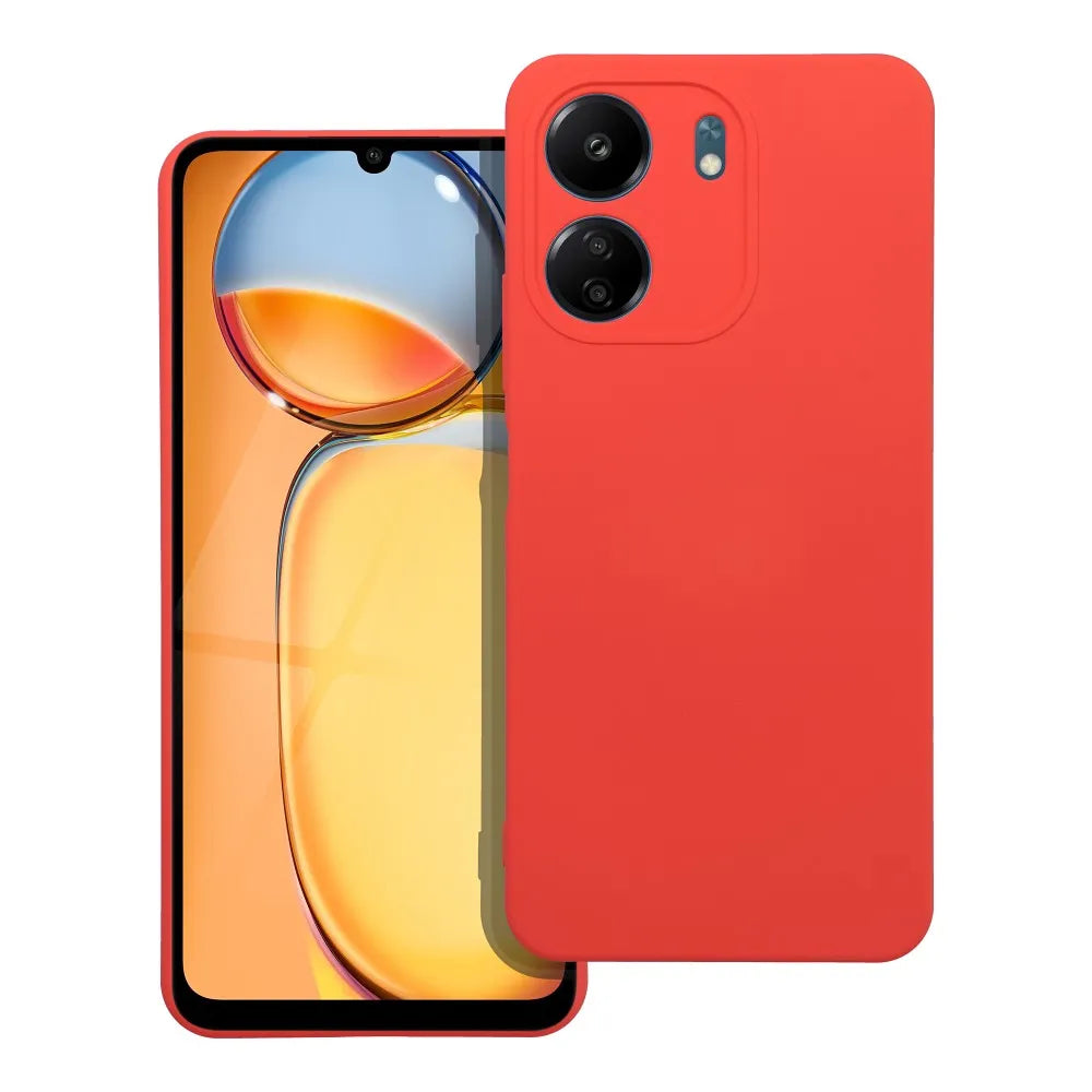TechWave Soft Silicone case for Xiaomi Redmi 13C peach