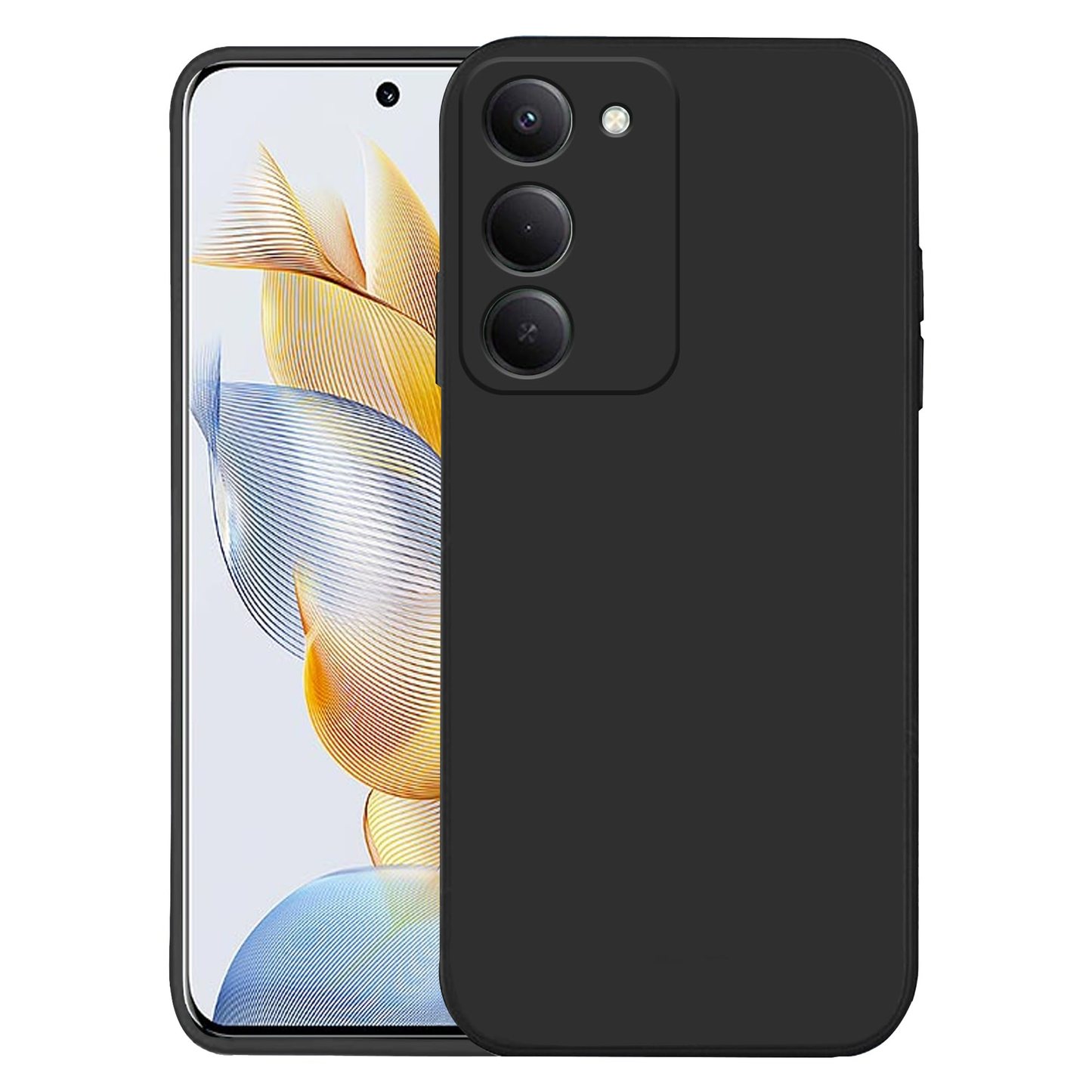 TechWave Soft Silicone case for Xiaomi Redmi 15 black