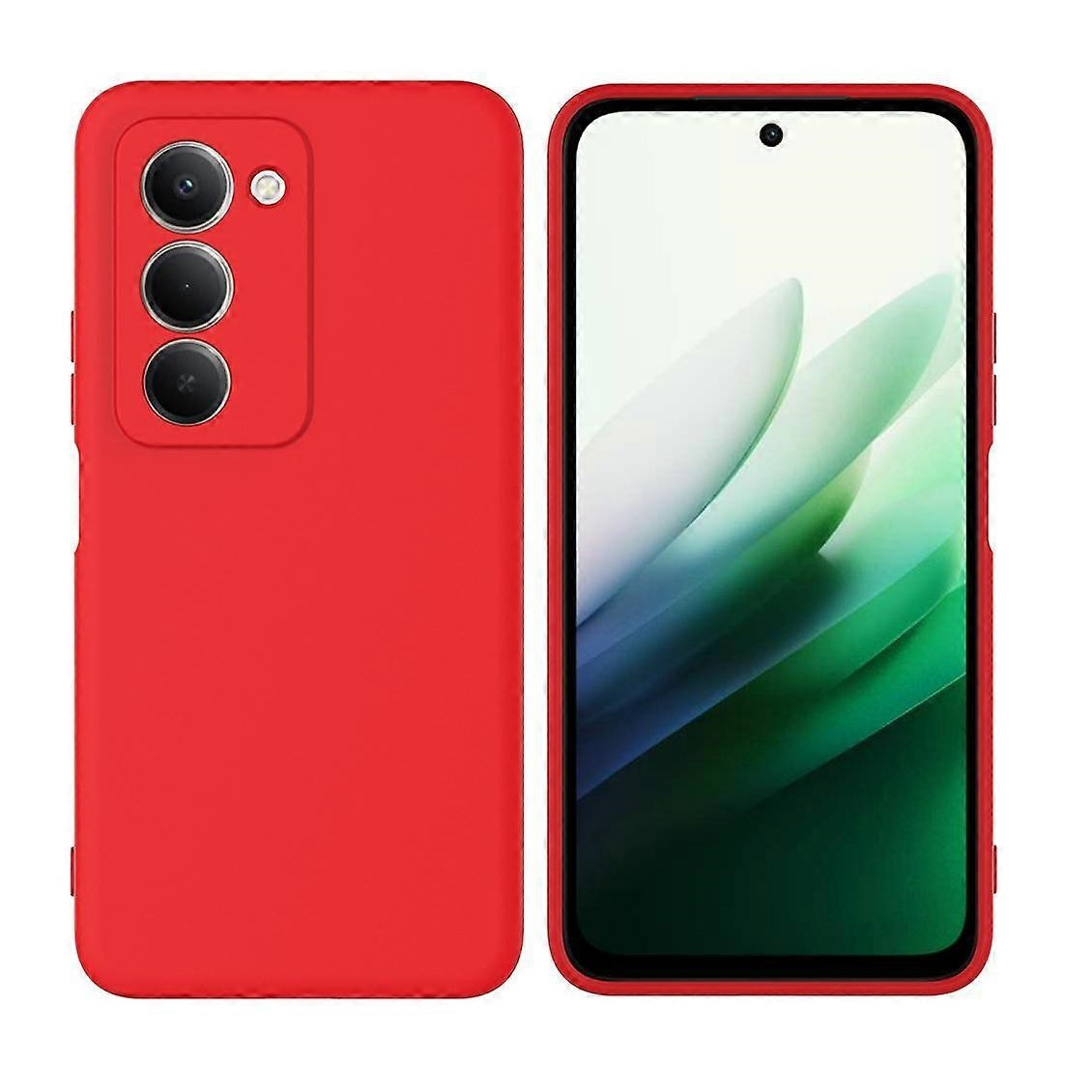 TechWave Soft Silicone case for Xiaomi Redmi 15 red