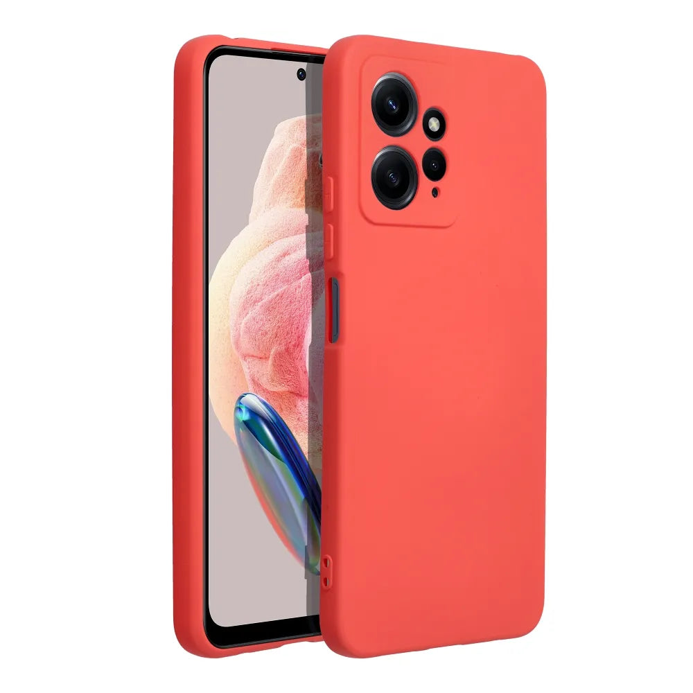 TechWave Soft Silicone case for Xiaomi Redmi Note 12 4G peach