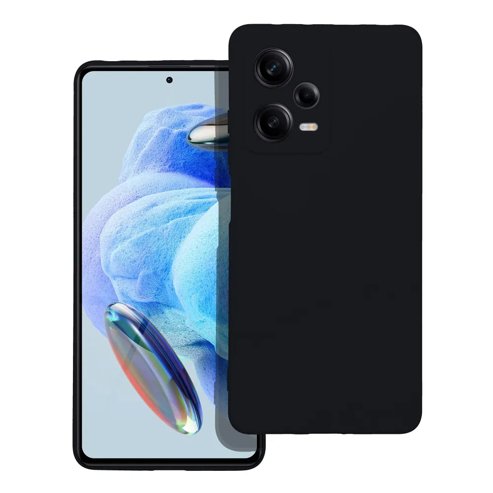 TechWave Soft Silicone case for Xiaomi Redmi Note 12 Pro 5G black