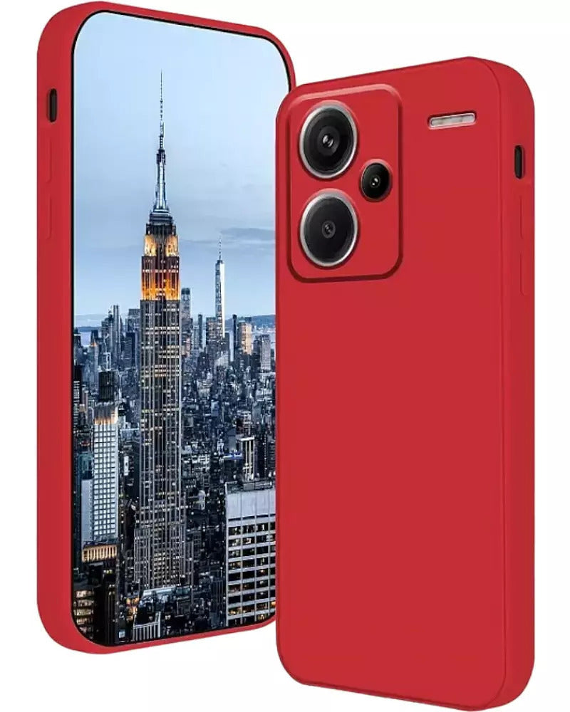 TechWave Soft Silicone case for Xiaomi Redmi Note 13 Pro+ 5G red