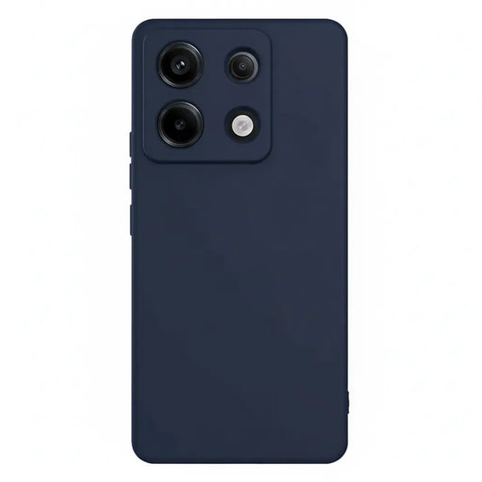 TechWave Soft Silicone case for Xiaomi Redmi Note 14s 4G navy blue