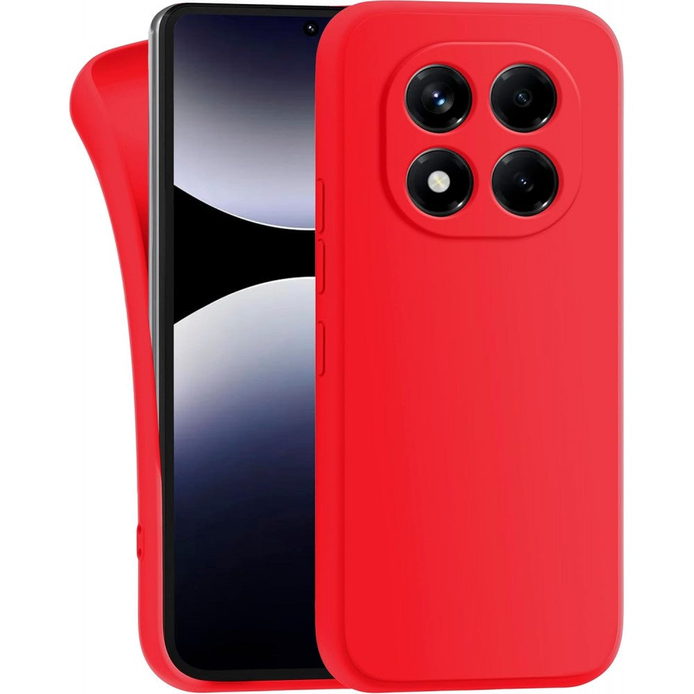 TechWave Soft Silicone case for Xiaomi Redmi Note 15 Pro+ 5G red