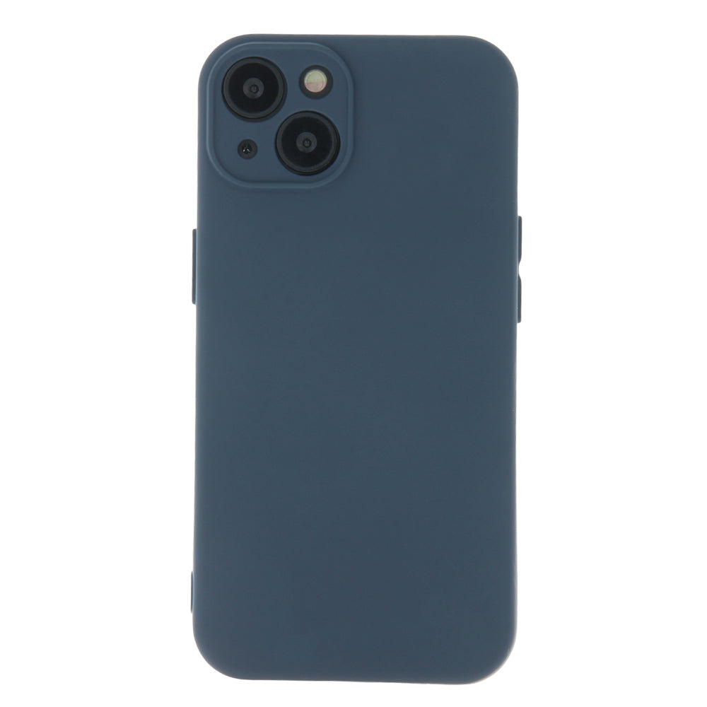 TechWave Soft Silicone case for iPhone 14 Plus navy blue