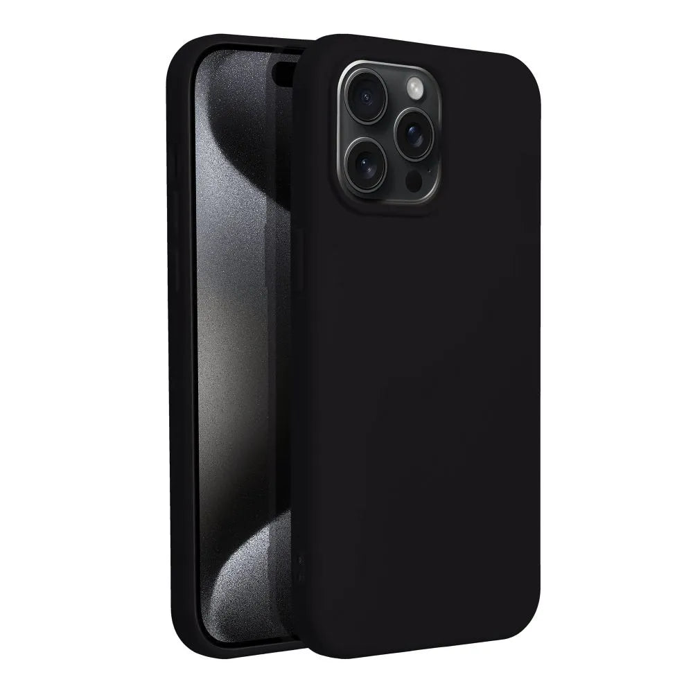 TechWave Soft Silicone case for iPhone 15 Pro Max black
