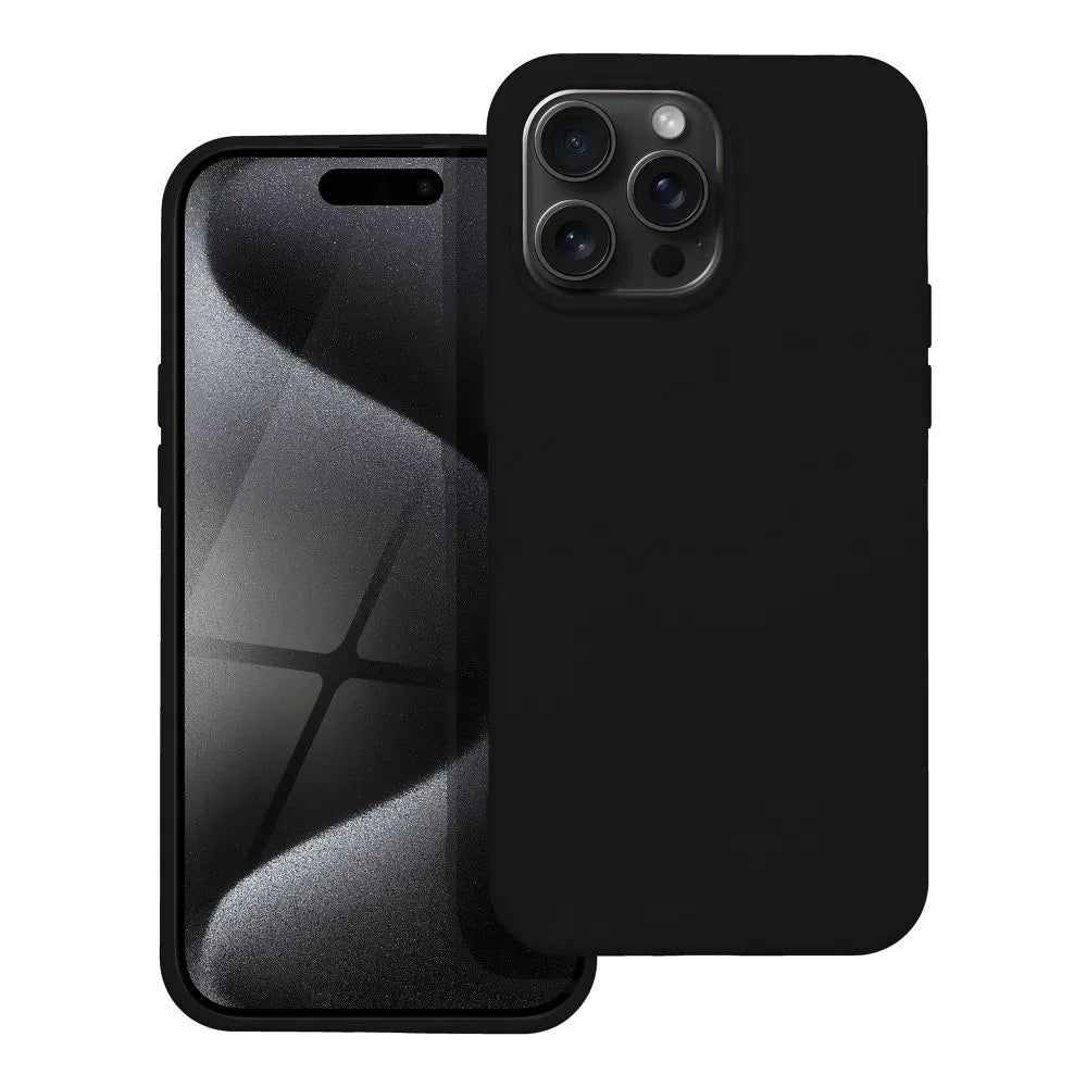 TechWave Soft Silicone case for iPhone 15 Pro Max black