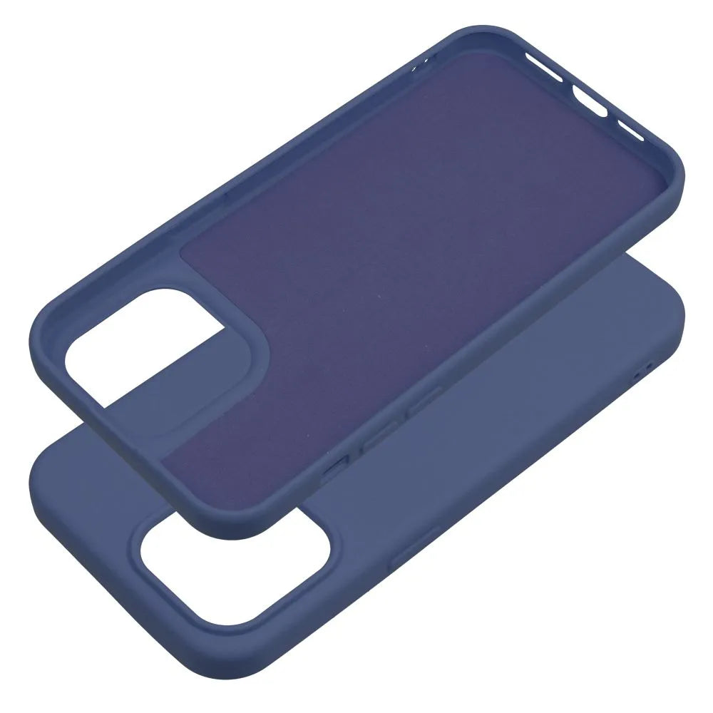 TechWave Soft Silicone case for iPhone 15 Pro Max navy blue