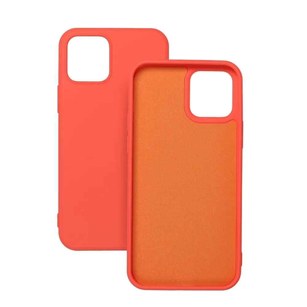 TechWave Soft Silicone case for iPhone 16 Pro peach