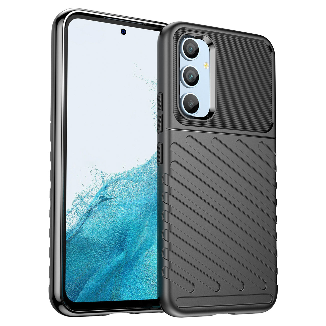 TechWave Thunder case for Samsung Galaxy A54 5G black