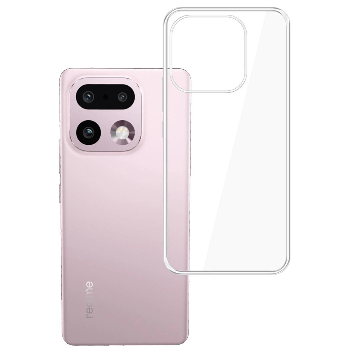 TechWave Ultra Slim 0.5mm back case for Realme 16 Pro 5G transparent