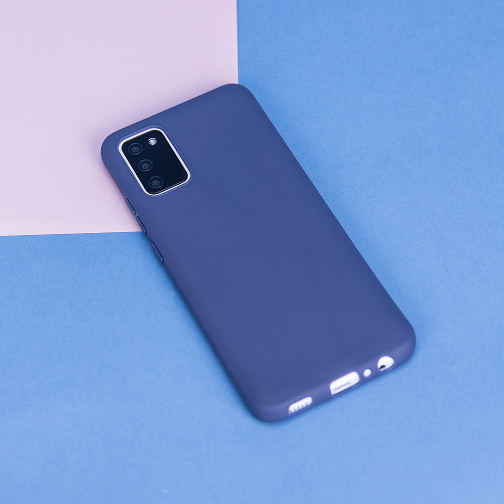 Techwave Matt case for Motorola Moto G42 navy blue
