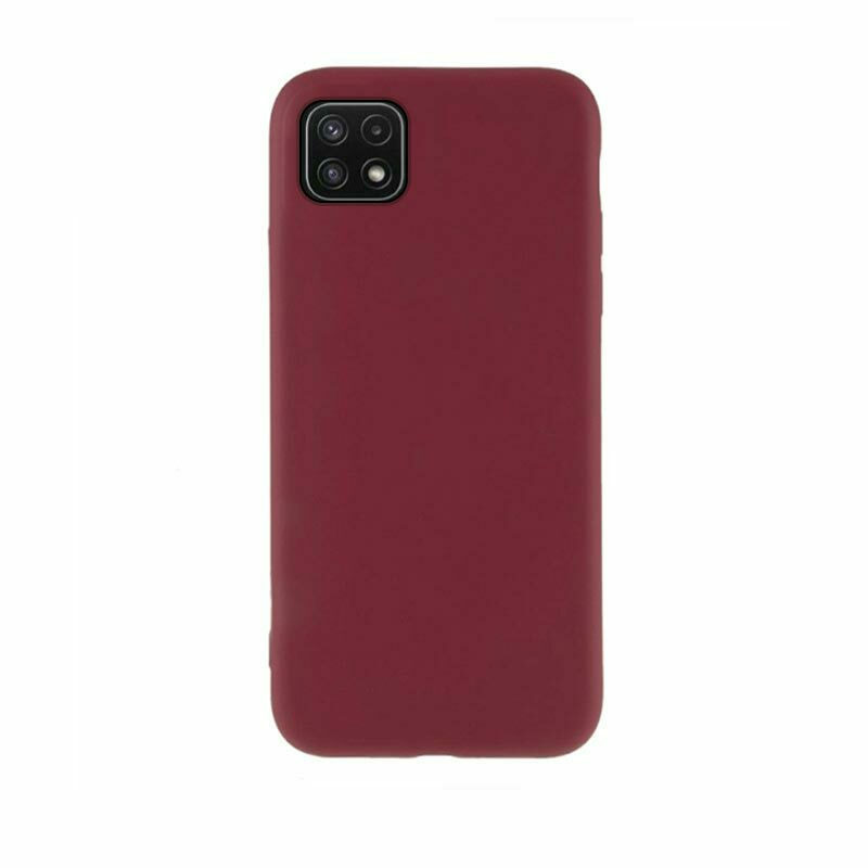 Techwave Matt case for Samsung Galaxy A22 5G burgundy