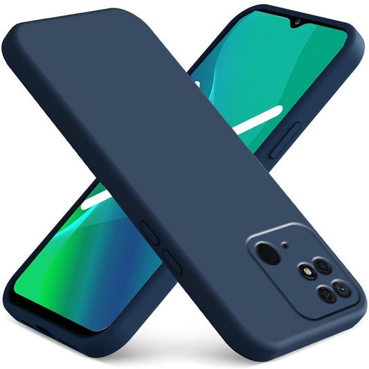 Techwave Matt case for Xiaomi Redmi 10C navy blue