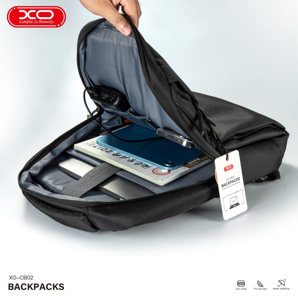 XO CB02 τσάντα laptop backpack 15.6” black