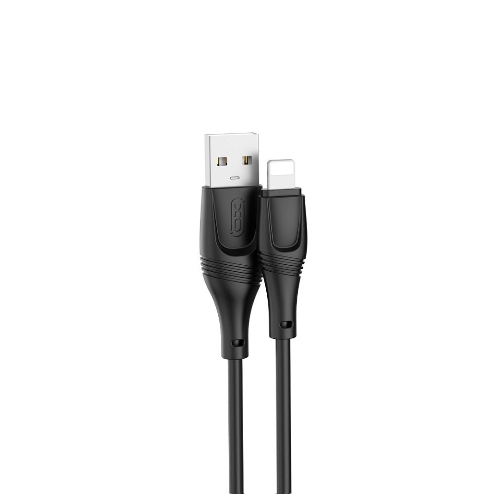 XO NB238 καλώδιο φόρτισης-δεδομένων USB - Lightning, 2A, 3μ., μαύρο