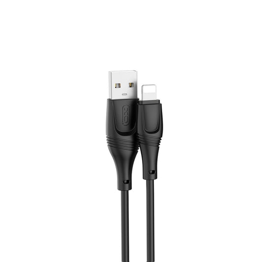 XO NB238 καλώδιο φόρτισης-δεδομένων USB - Lightning, 2A, 3μ., μαύρο