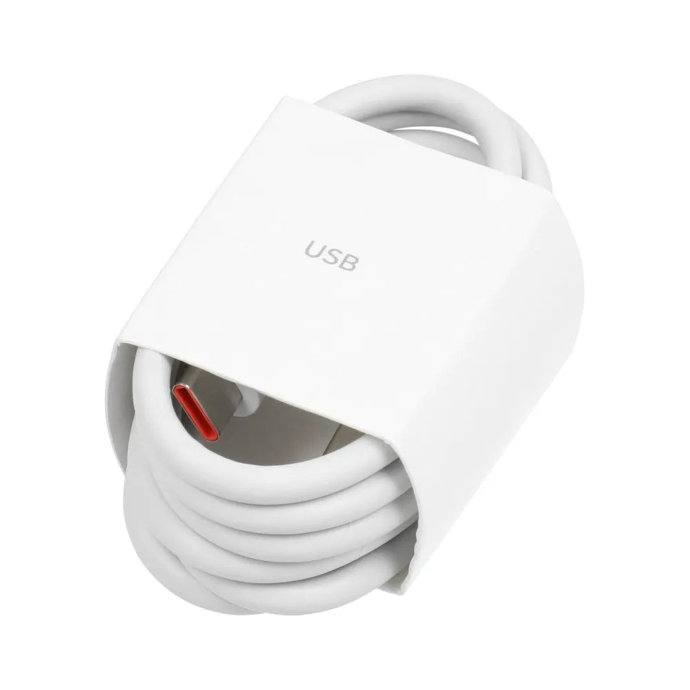 Xiaomi οriginal καλώδιο φόρτισης - δεδομένων USB-A σε Type-C, 6A, 1m, λευκό (Bulk)