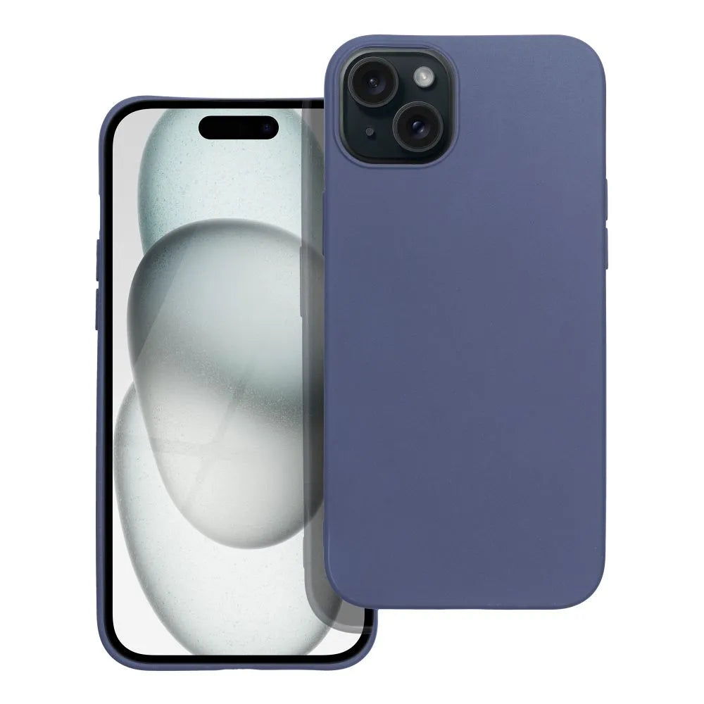 TechWave Matt case iPhone15 Plus navy blue