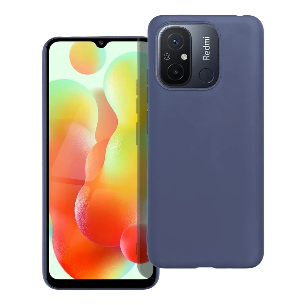 TechWave Matt case for Xiaomi Redmi 12C navy blue